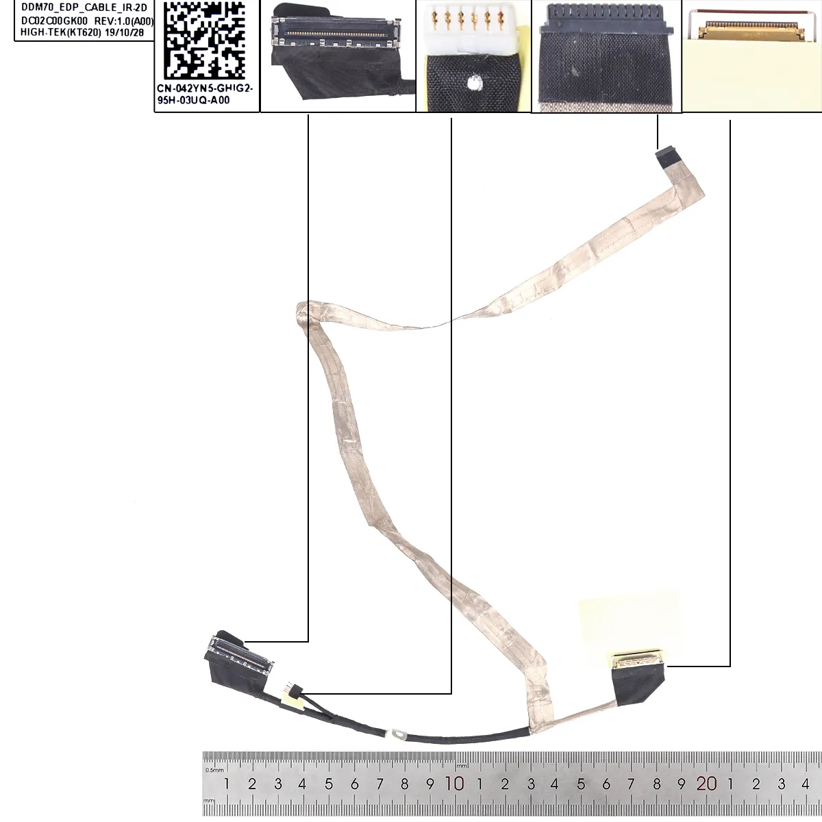 Picture of Dell Latitude 5490 E5490 30pin IR.